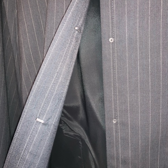 Plus Size Pinstripe Calvin Klein Suit - Picture 2 of 16